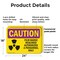 Signmission Radiation & Laser Sign, 18 in H x 24 in W, Plastic, Rectangle OS-2PACK-CR-P-1824-L-10168 - alternate 6
